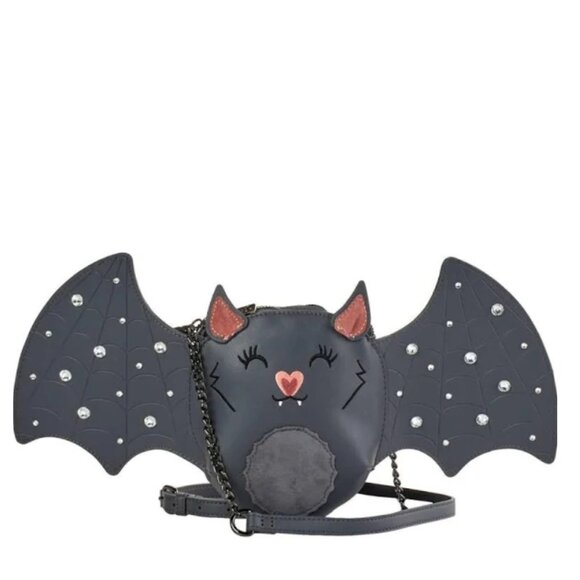 Betsey Johnson Bat Kitsch Crossbody Purse Just Winging It NWT - Picture 1 of 8